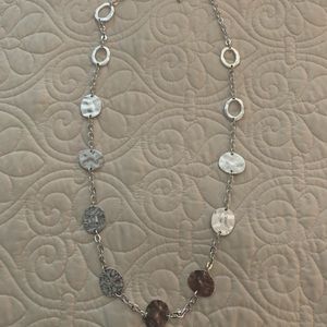 Silver necklace that SHINES